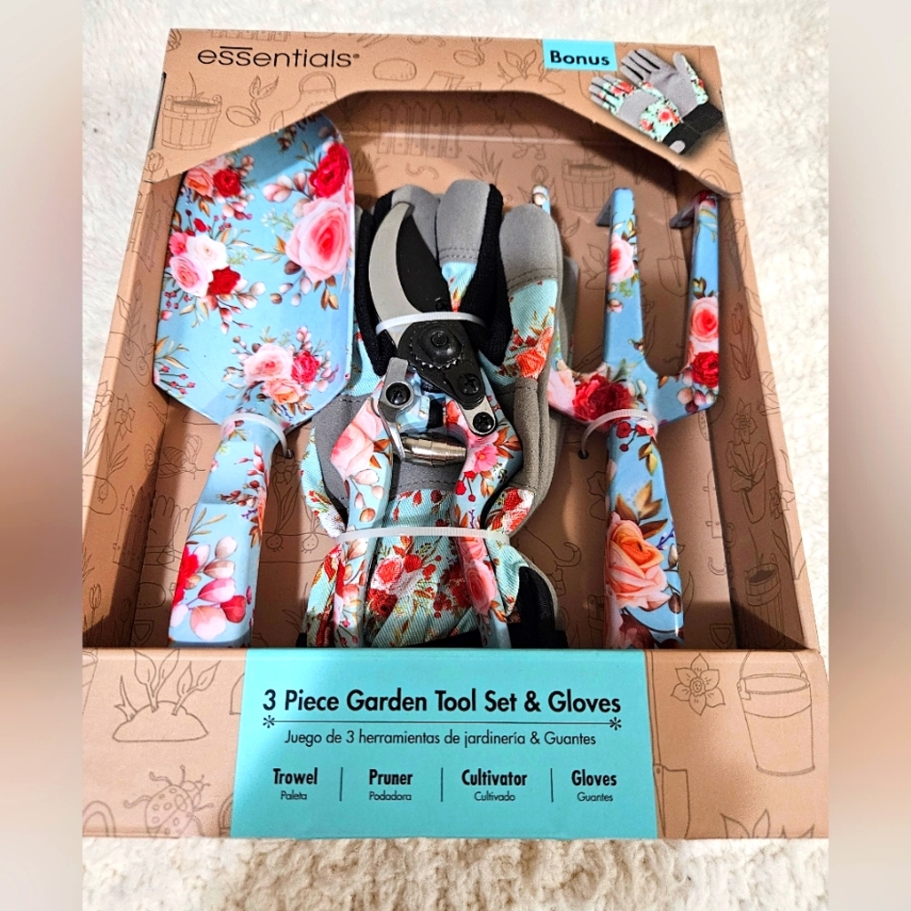 4 Piece Garden Tool Set